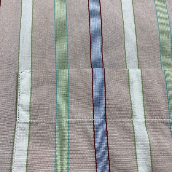 Ermenegildo Zegna Men's Striped Button Front Dress Shirt Size Large - Picture 9 of 16